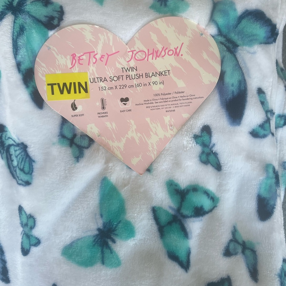 Betsey Johnson Butterfly Throw